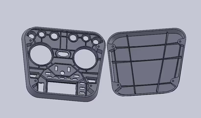 CAD image of case open